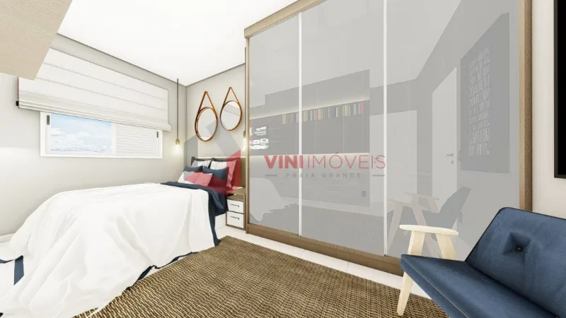 Apartamento 1 dormitório no Caiçara - Praia Grande — foto 3