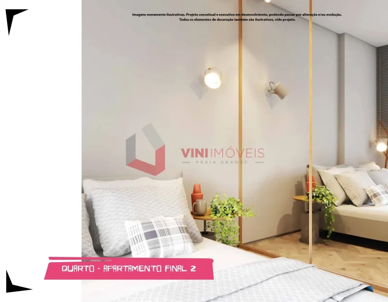 Apartamento 1 dormitório no Canto do Forte - Praia Grande — foto 2