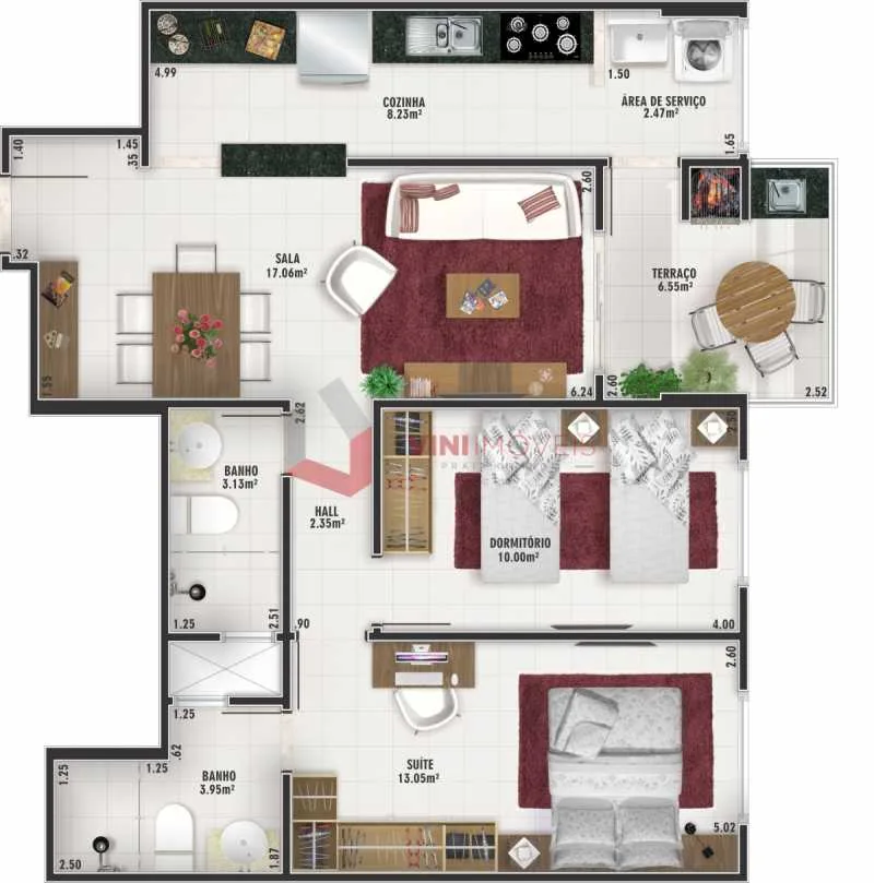 Apartamento 1 dormitório no Canto do Forte - Praia Grande — foto 2