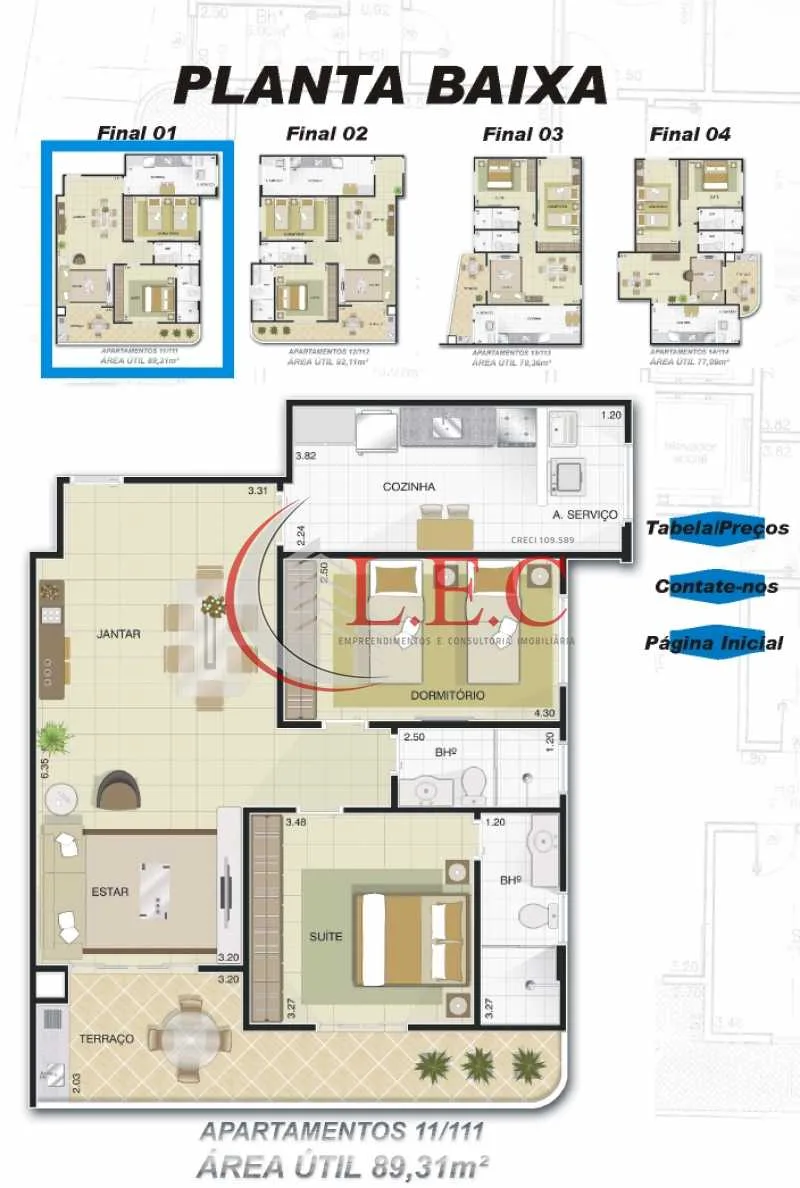 Apartamento 2 dormitórios no Aviação - Praia Grande — foto 2