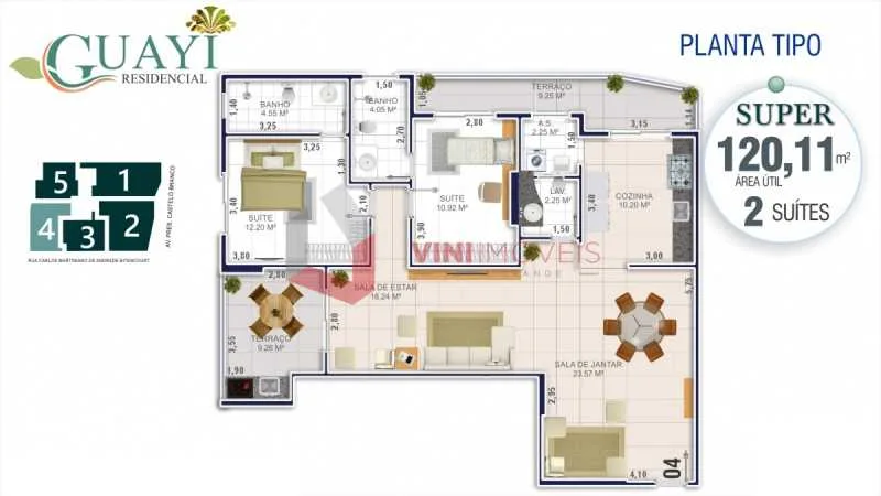 Apartamento 2 dormitórios no Aviação - Praia Grande — foto 2