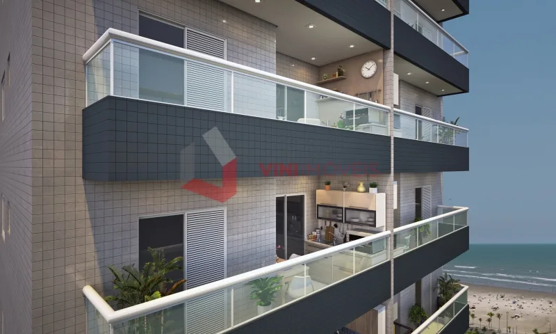 Apartamento 2 dormitórios no Aviação - Praia Grande — foto 2