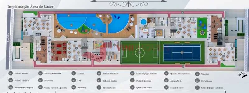 Apartamento 2 dormitórios no Boqueirão - Praia Grande — foto 3