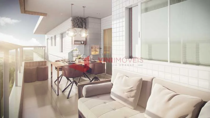 Apartamento 2 dormitórios no Boqueirão - Praia Grande — foto 2