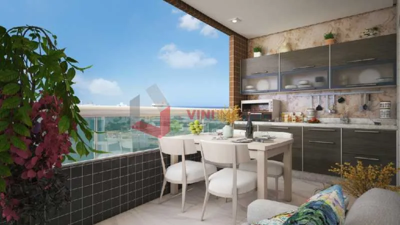 Apartamento 2 dormitórios no Canto do Forte - Praia Grande — foto 2