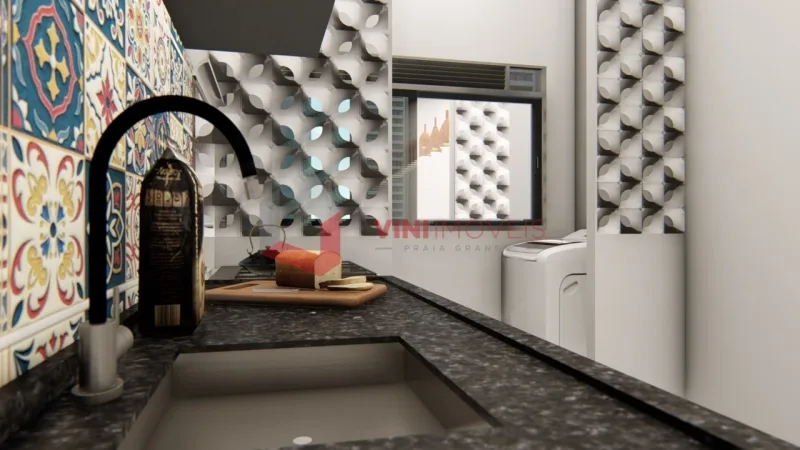 Apartamento 2 dormitórios no Canto do Forte - Praia Grande — foto 3