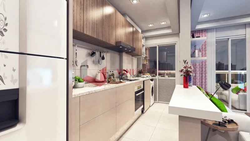 Apartamento 2 dormitórios no CANTO DO FORTE - PRAIA GRANDE — foto 2