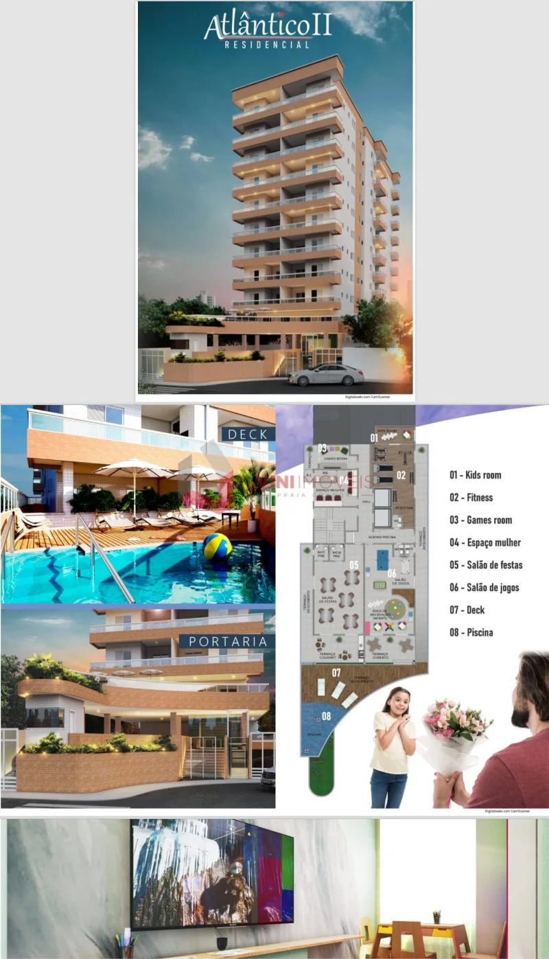 Apartamento 2 dormitórios no Guilhermina - Praia Grande — foto 2