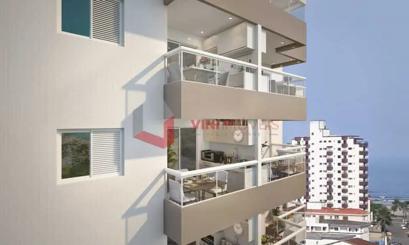 Apartamento 2 dormitórios no Nova Mirim - Praia Grande — foto 3