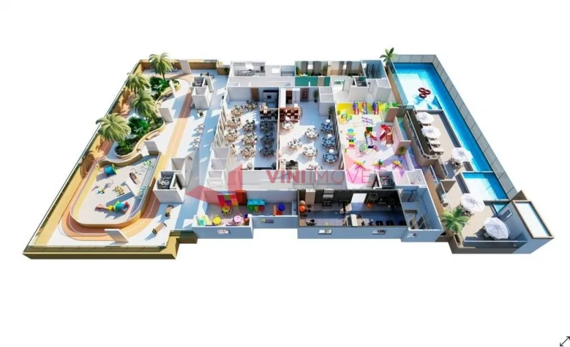 Apartamento 2 dormitórios no Parque Sao Vicente - São Vicente — foto 3