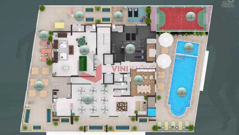 Apartamento 2 dormitórios no Tupi - Praia Grande — foto 2