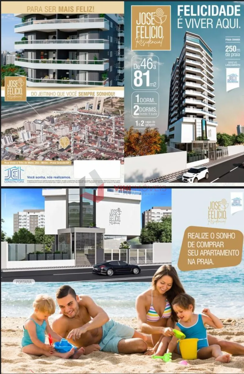 Apartamento 2 dormitórios no Vila Mirim - Praia Grande — foto 2