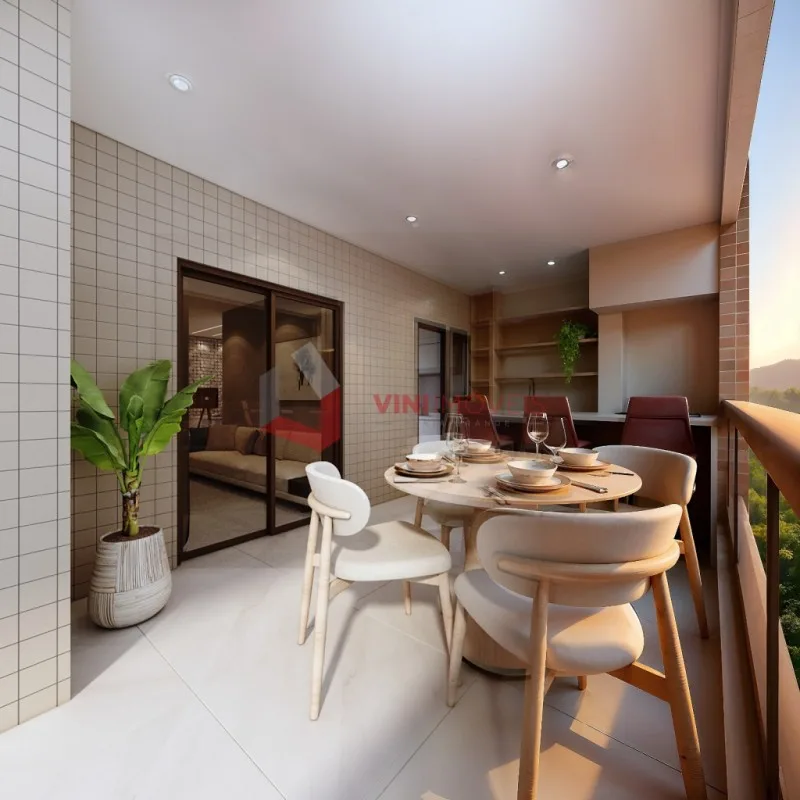 Apartamento 3 dormitórios no Canto do Forte - Praia Grande — foto 3