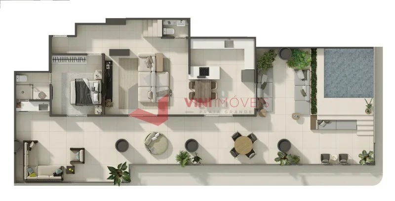Apartamento 3 dormitórios no Canto do Forte - Praia Grande — foto 3