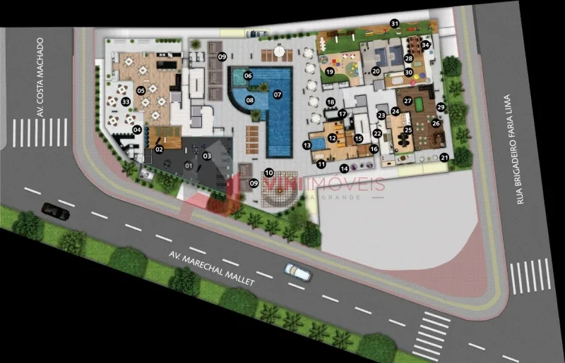 Apartamento 3 dormitórios no Canto do Forte - praia grande — foto 2