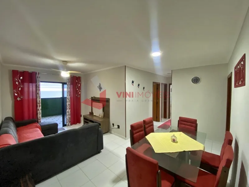 Apartamento 3 dormitórios no Guilhermina - Praia Grande