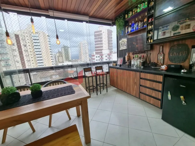 Apartamento 3 dormitórios no Vila Tupi - Praia Grande — foto 3