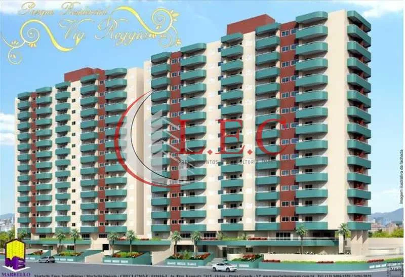 Apartamento 2 dormitórios no Ocian - Praia Grande