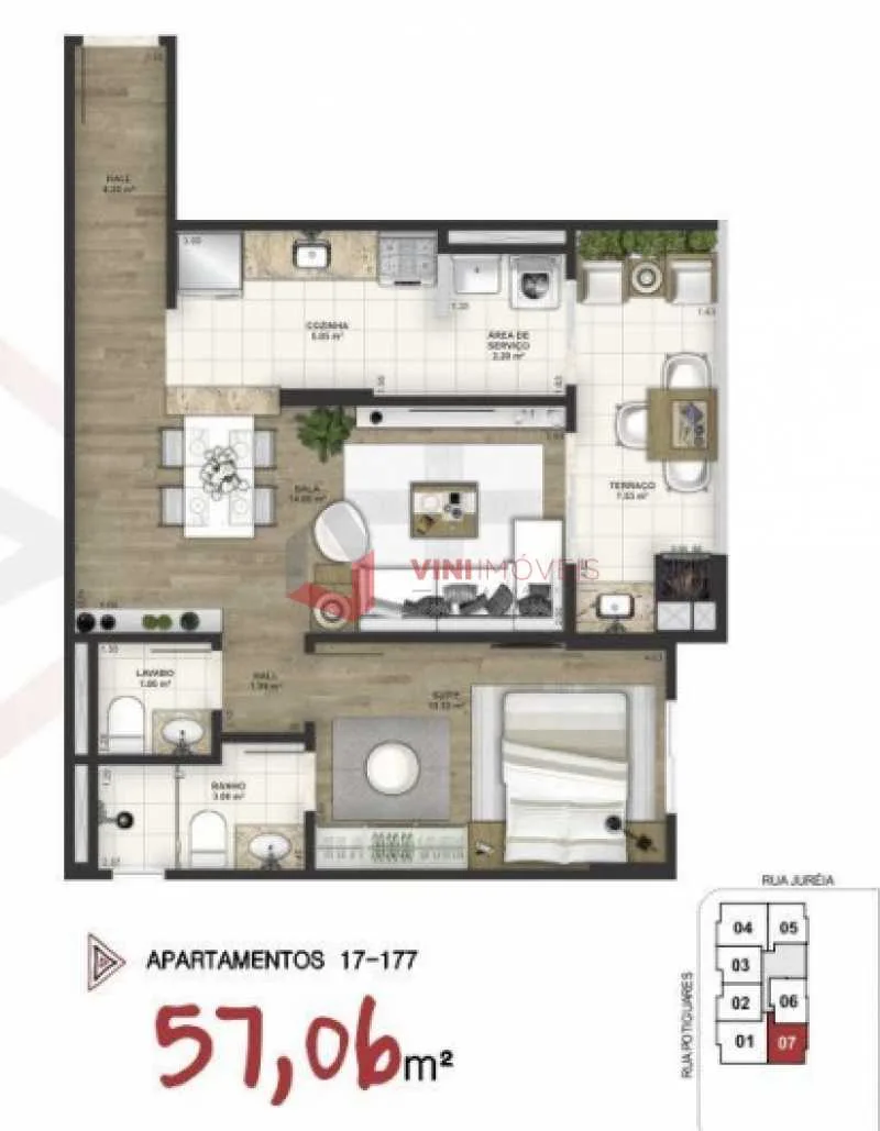 Apartamento na Praia Grande - Vila Tupi Apartamento em Praia Grande - Vila Tupi
