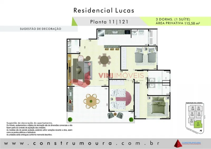 Apartamento 2 dormitórios no Real - Praia Grande