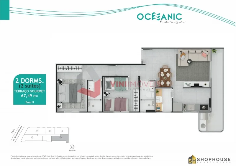 Apartamento na Praia Grande - Maracanã Apartamento em Praia Grande - Maracanã