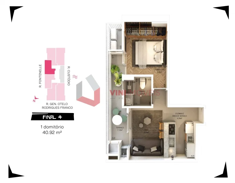 Apartamento na Praia Grande - Canto do Forte Apartamento em Praia Grande - Canto do Forte
