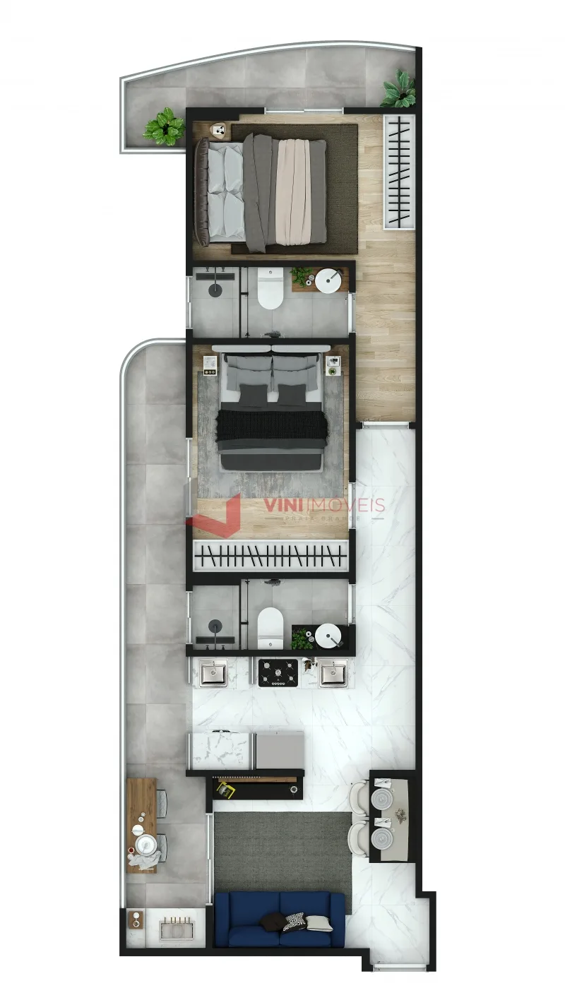 Apartamento na Praia Grande - Vila Tupi Apartamento em Praia Grande - Vila Tupi