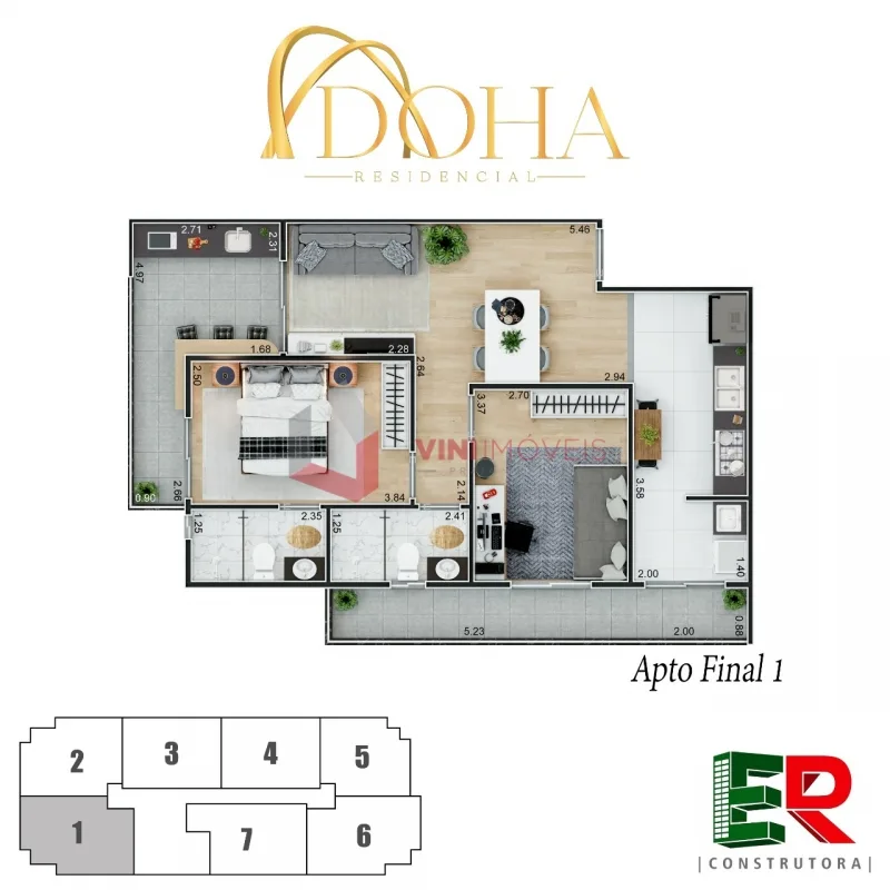 Apartamento na Praia Grande - Boqueirão Apartamento em Praia Grande - Boqueirão