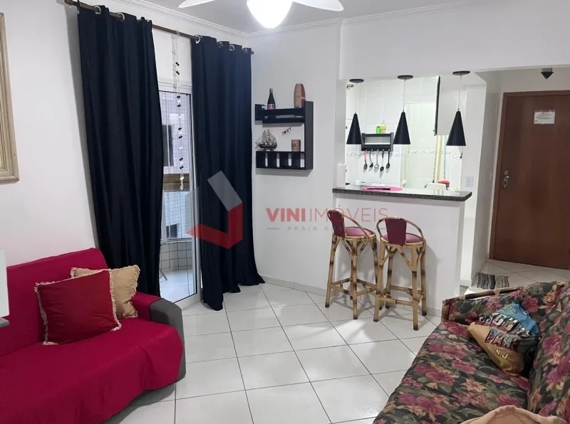 Apartamento 1 dormitório no Tupi - Praia Grande