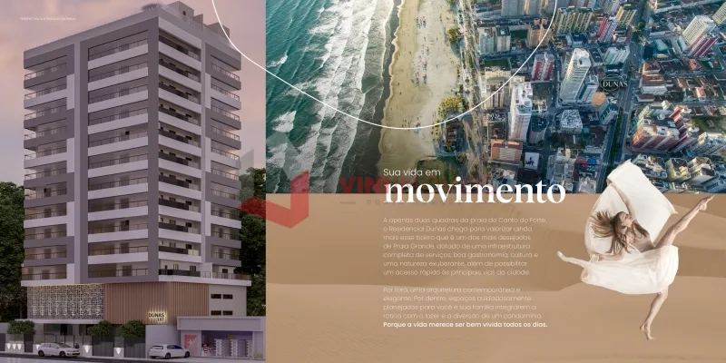 Apartamento na Praia Grande - Canto do Forte Apartamento em Praia Grande - Canto do Forte