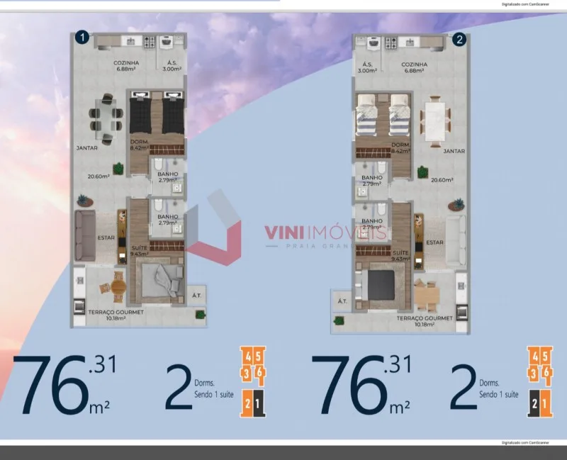 Apartamento em Praia Grande - Guilhermina