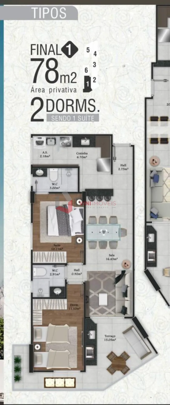 Apartamento 2 dormitórios no Vila Mirim - Praia Grande