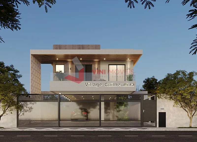 Casa 2 dormitórios no Guilhermina - Praia Grande