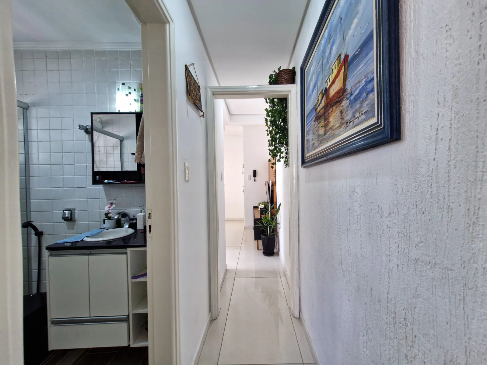 Lindo apartamento de 1 dormitório no Boqueirão, mobiliado, a poucos passos da praia. — foto 13