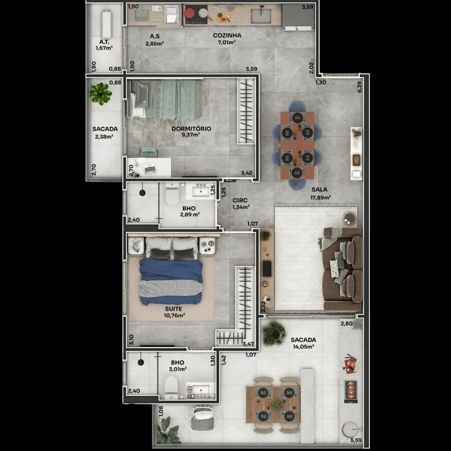 Bella Collina Residence — unidade 83 — foto 3