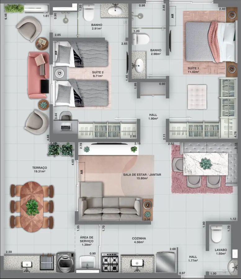 Residencial Haus — unidade 85