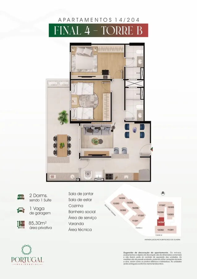 Apartamento 2 quartos no Vila Caiçara — foto 21