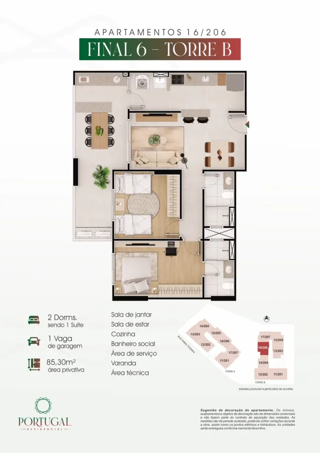 Apartamento 2 quartos no Vila Caiçara — foto 26