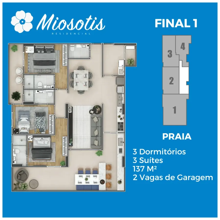 Apartamento 3 quartos no Guilhermina — foto 6