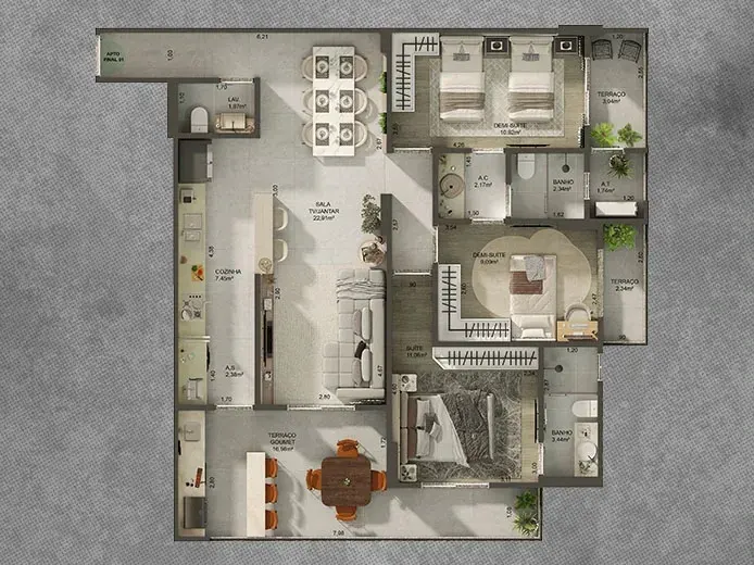 Trivento Residence — unidade 125 — foto 2