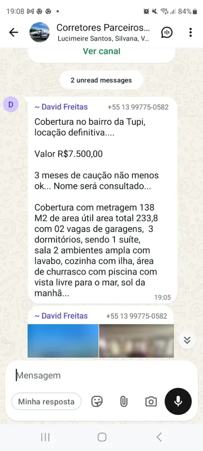 Cobertura para Locação - Tupi - David Freitas — foto 2