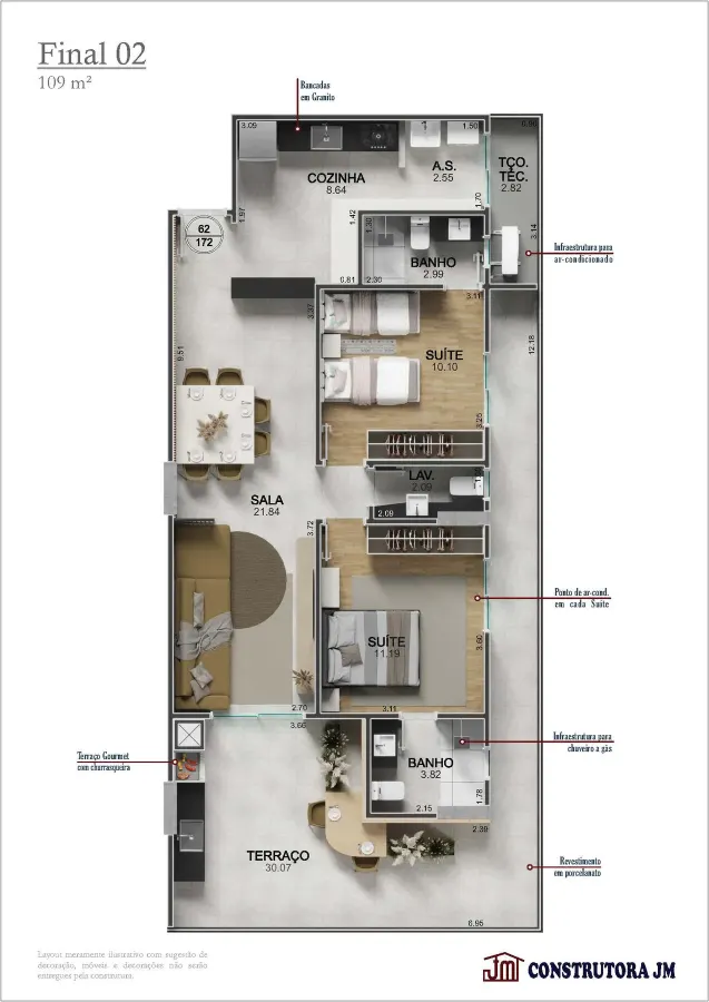 Apartamento 2 quartos no Vilamar — foto 15