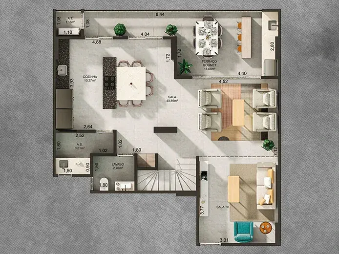 Apartamento 3 quartos no Canto do Forte — foto 5