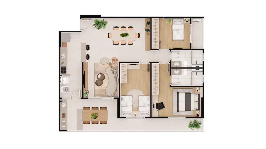 Apartamento 2 quartos no Vila Caiçara — foto 9