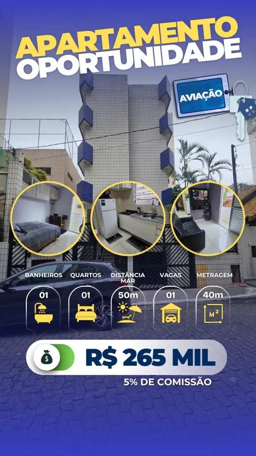 Apartamento Aviação - R$ 265 mil