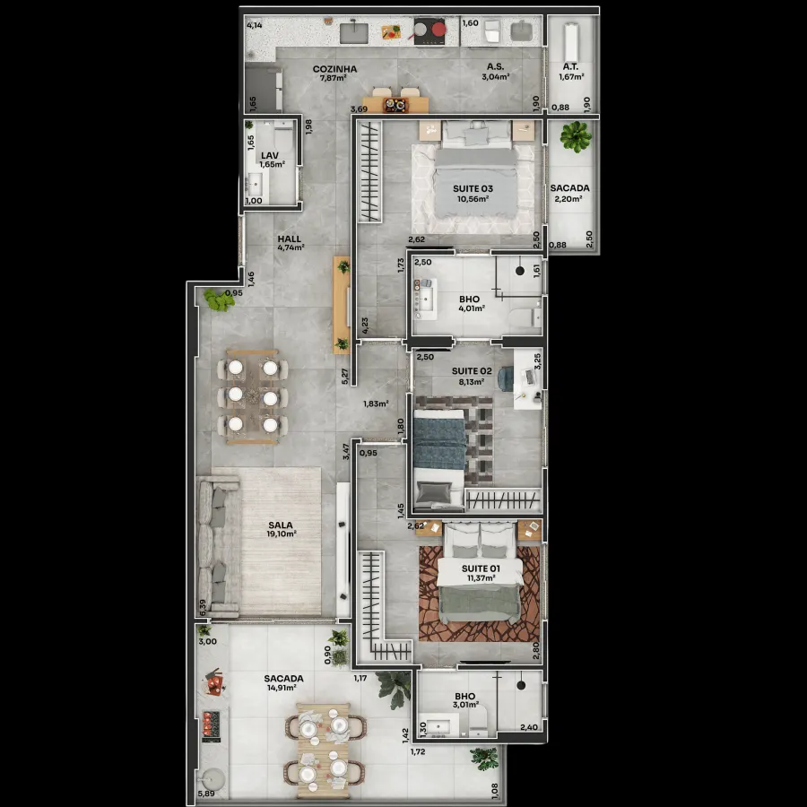 Bella Collina Residence — unidade 83 — foto 2