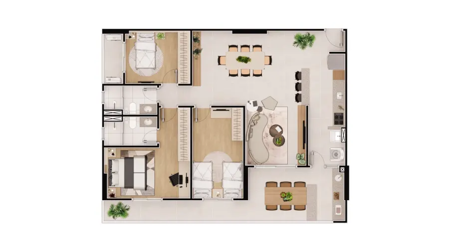 Apartamento 2 quartos no Vila Caiçara — foto 18