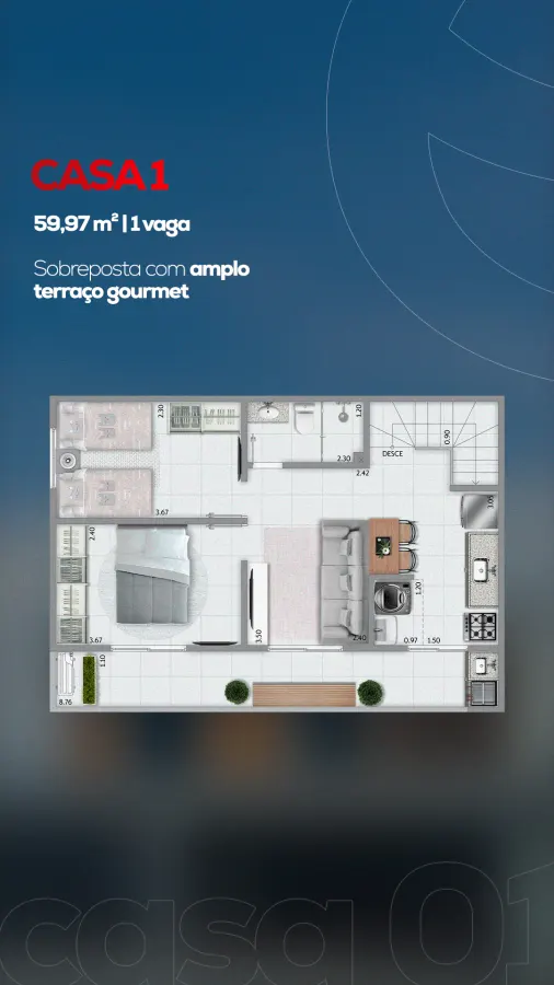 Apartamento 1 quarto no Guilhermina — foto 8