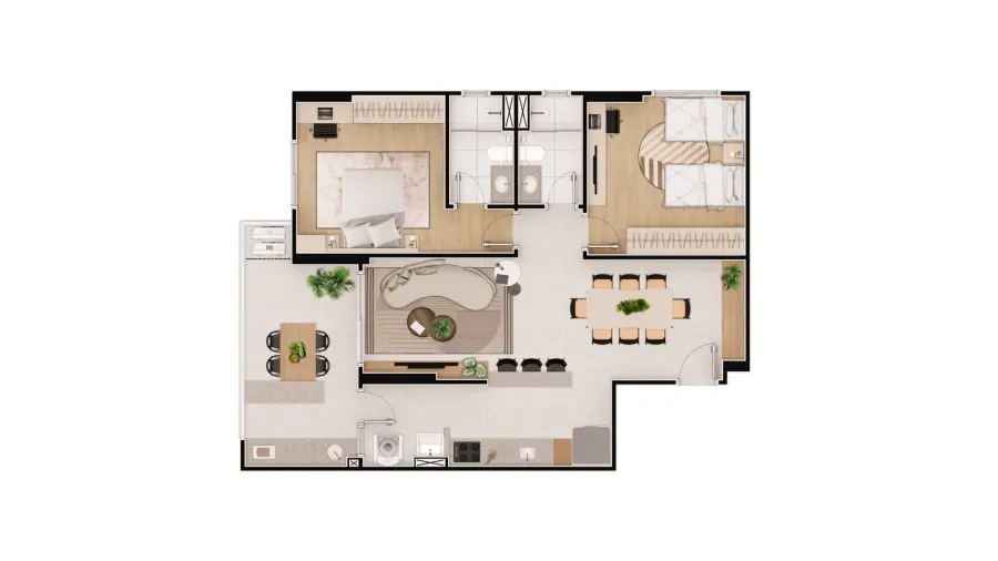 Apartamento 2 quartos no Vila Caiçara — foto 28