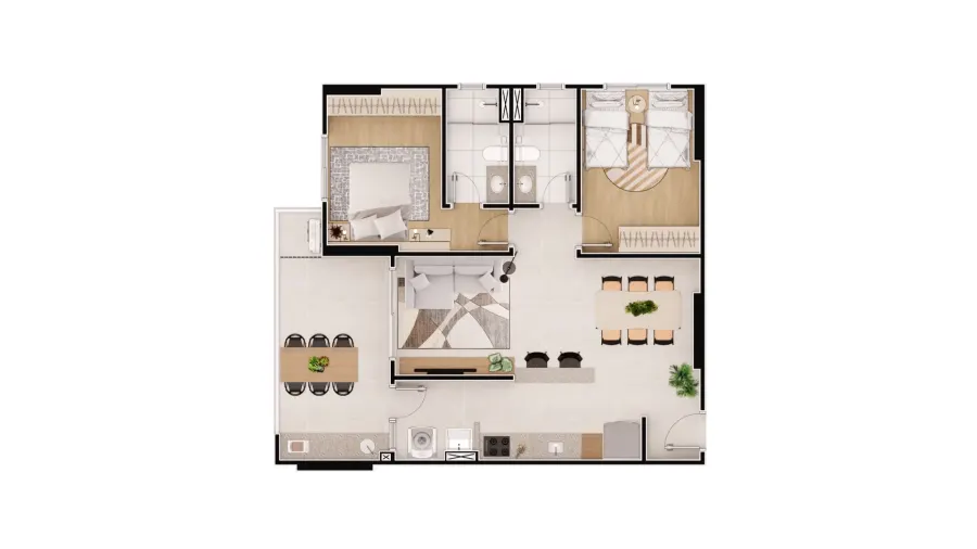 Apartamento 2 quartos no Vila Caiçara — foto 19